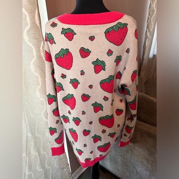 Disney Toy Story Pixar Lotso Strawberry Cardigan - Picture 5 of 5